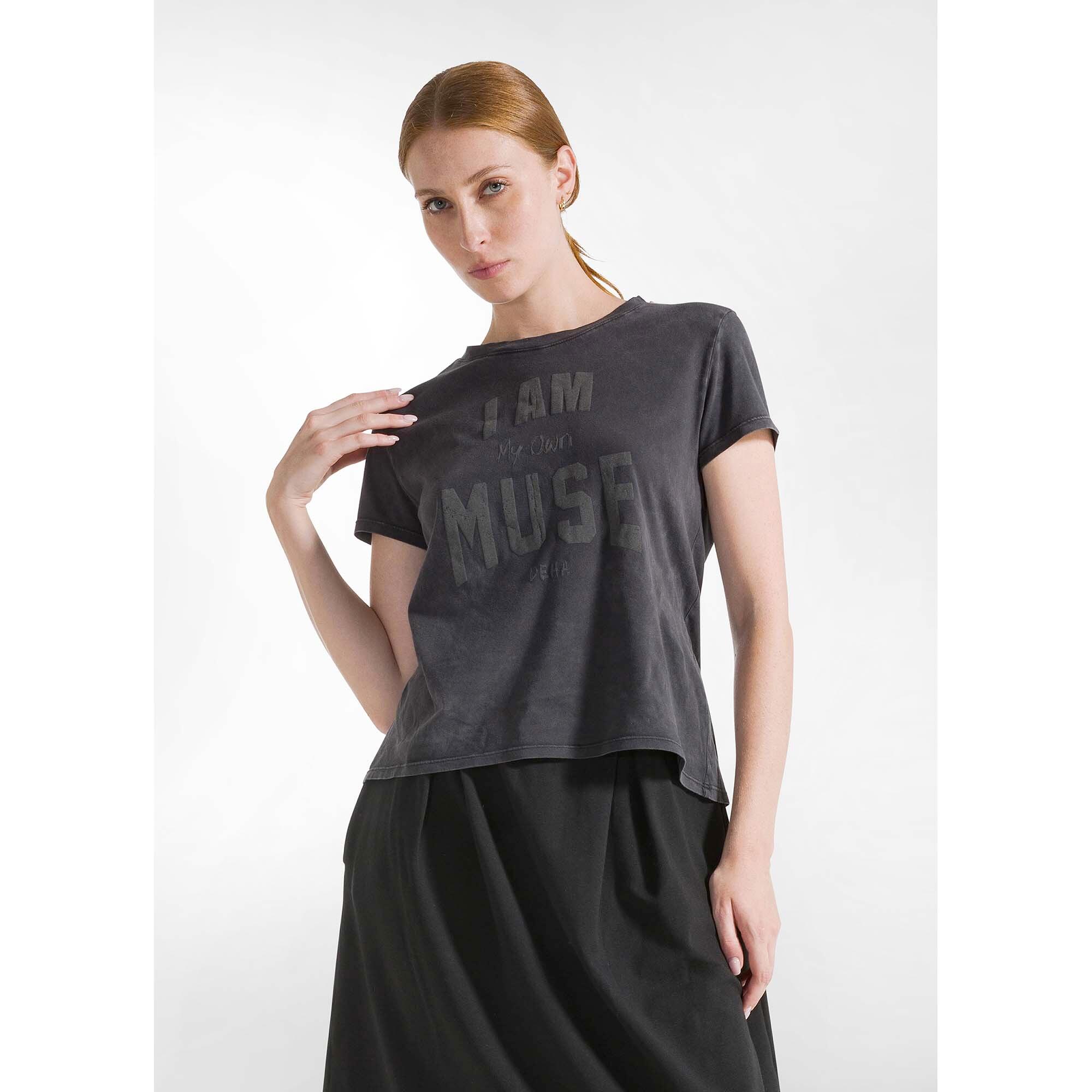 T-Shirt Deha Graphique Marbré Femme 2/5