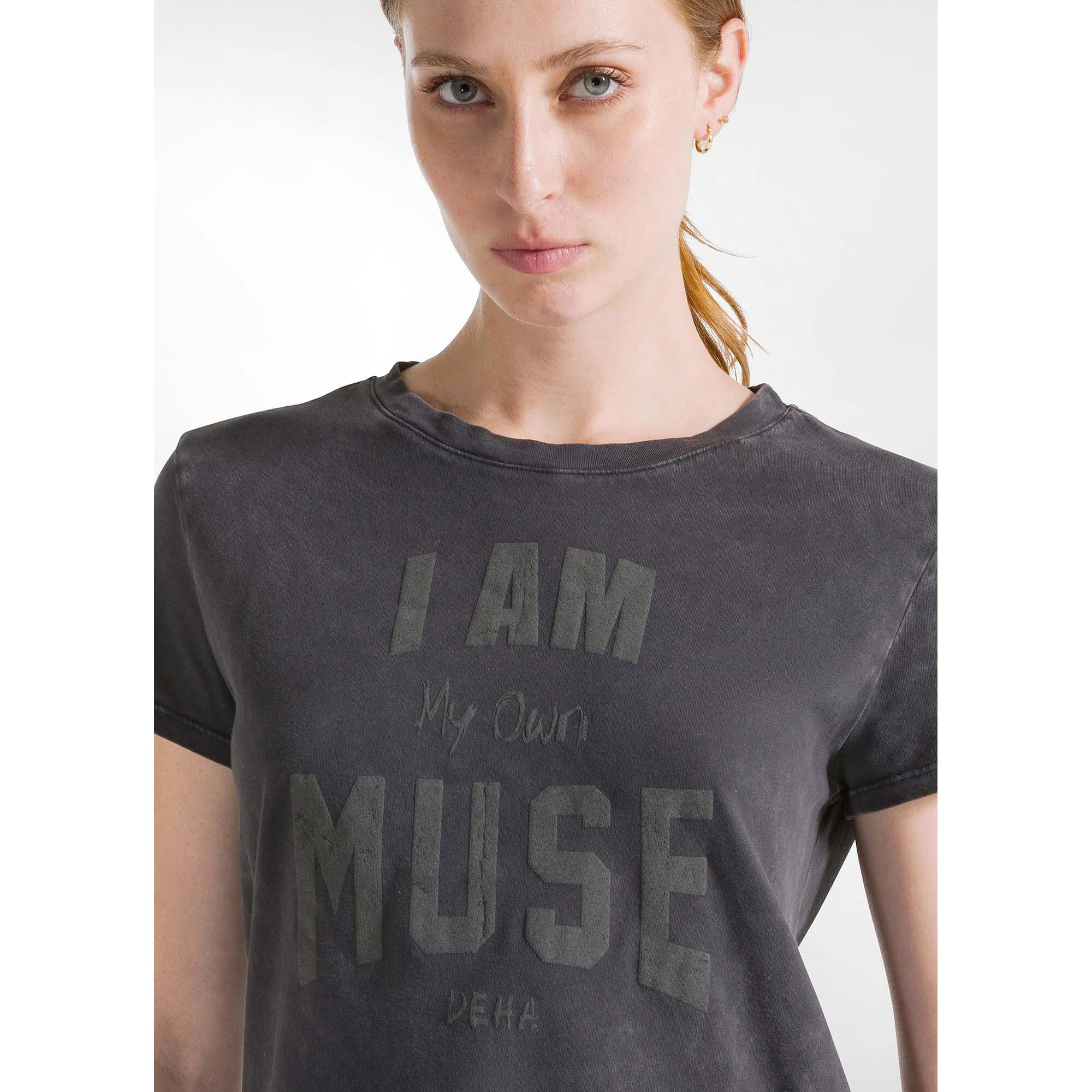 T-Shirt Deha Graphique Marbré Femme 4/5