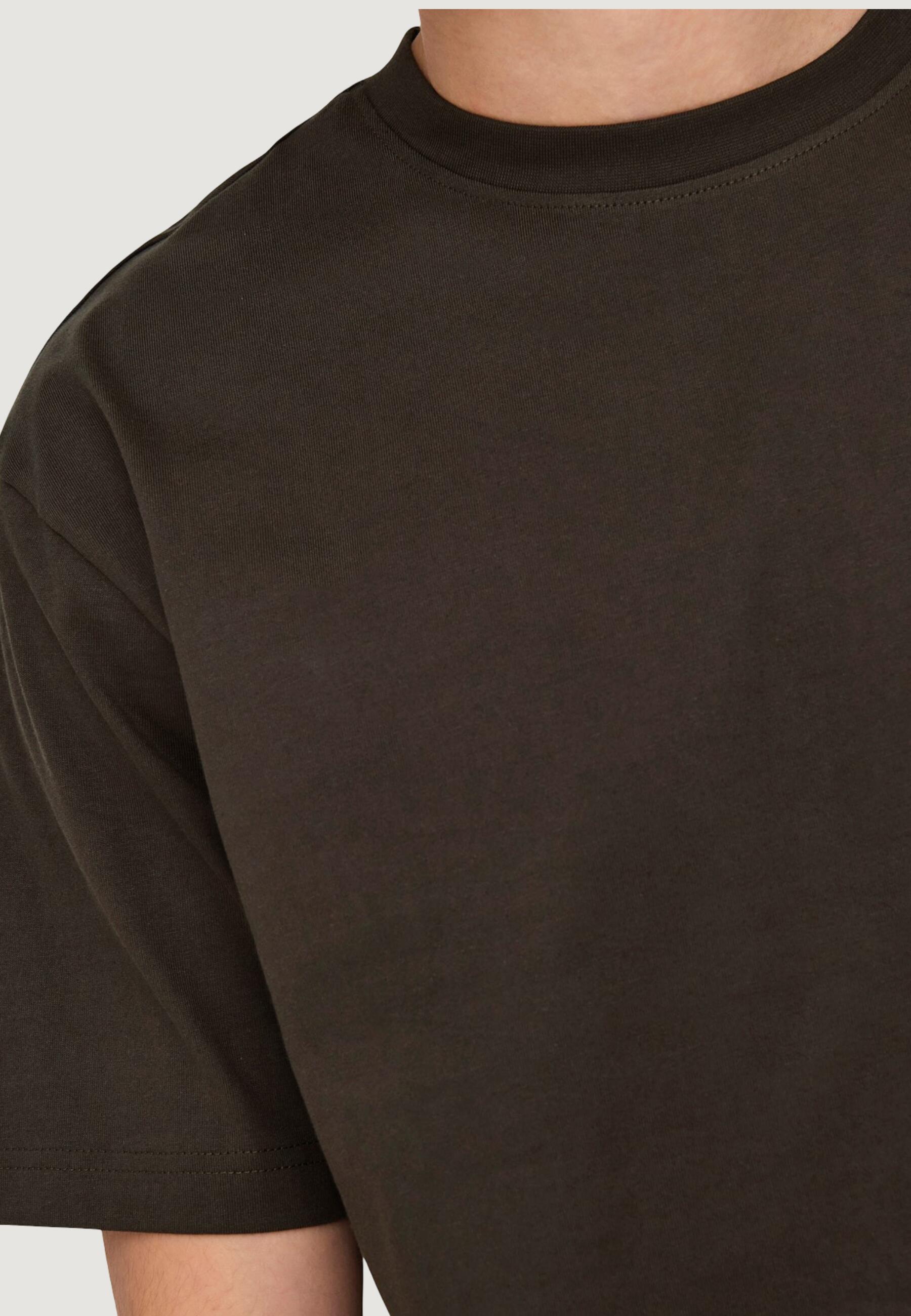 t-shirt crop top Onsfred Life Rlx Ss Tee Noos HOMME marron 4/4