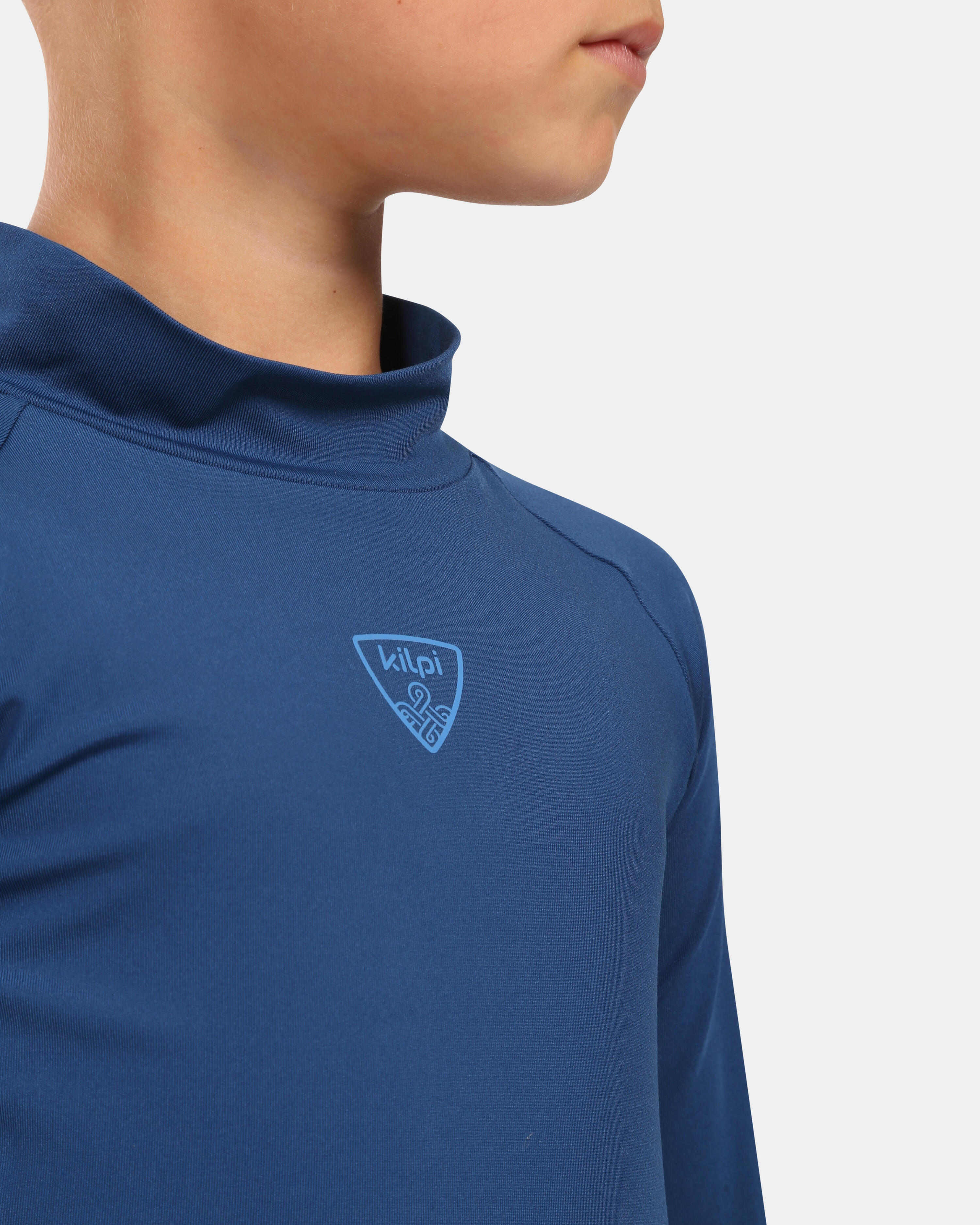 Kilpi Willie-J T-shirt thermique enfant manches longues bleu 5/6
