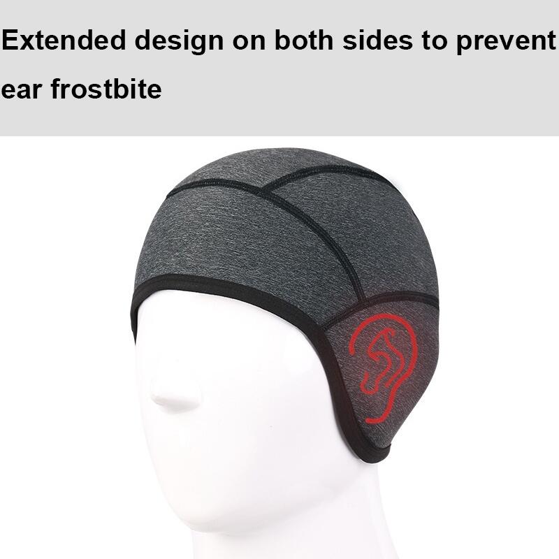 WHEEL UP 7255 Gorro Aquecedor Pescoço Ciclismo Esqui Cinza Escuro (com furo) 5/7
