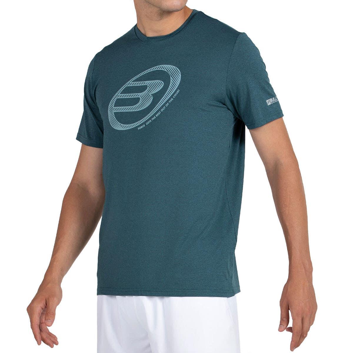 CAMISETA M/CORTA BULLPADEL LANDE AY26153000 VERDE OSCURO VIGORE S 3/4