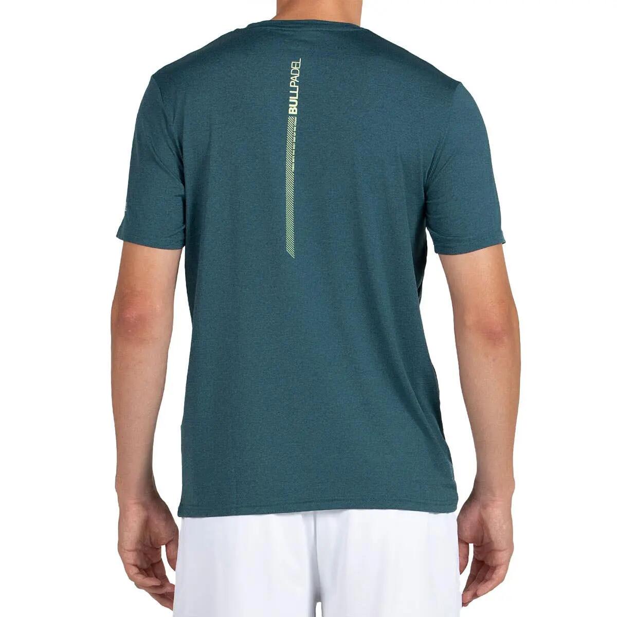 CAMISETA M/CORTA BULLPADEL LANDE AY26153000 VERDE OSCURO VIGORE S 4/4