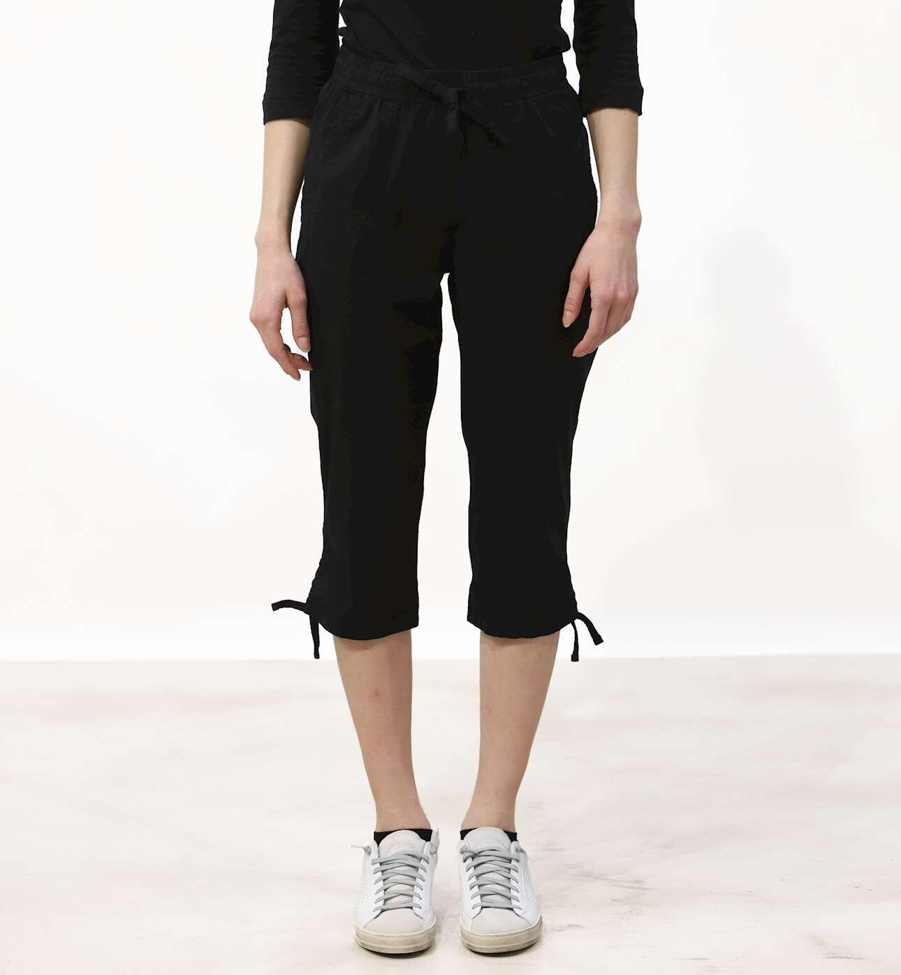 Spodnie Deha 7/8 With Drawstring Nero Damskie