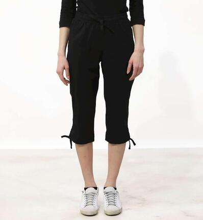 Spodnie Deha 7/8 With Drawstring Nero Damskie