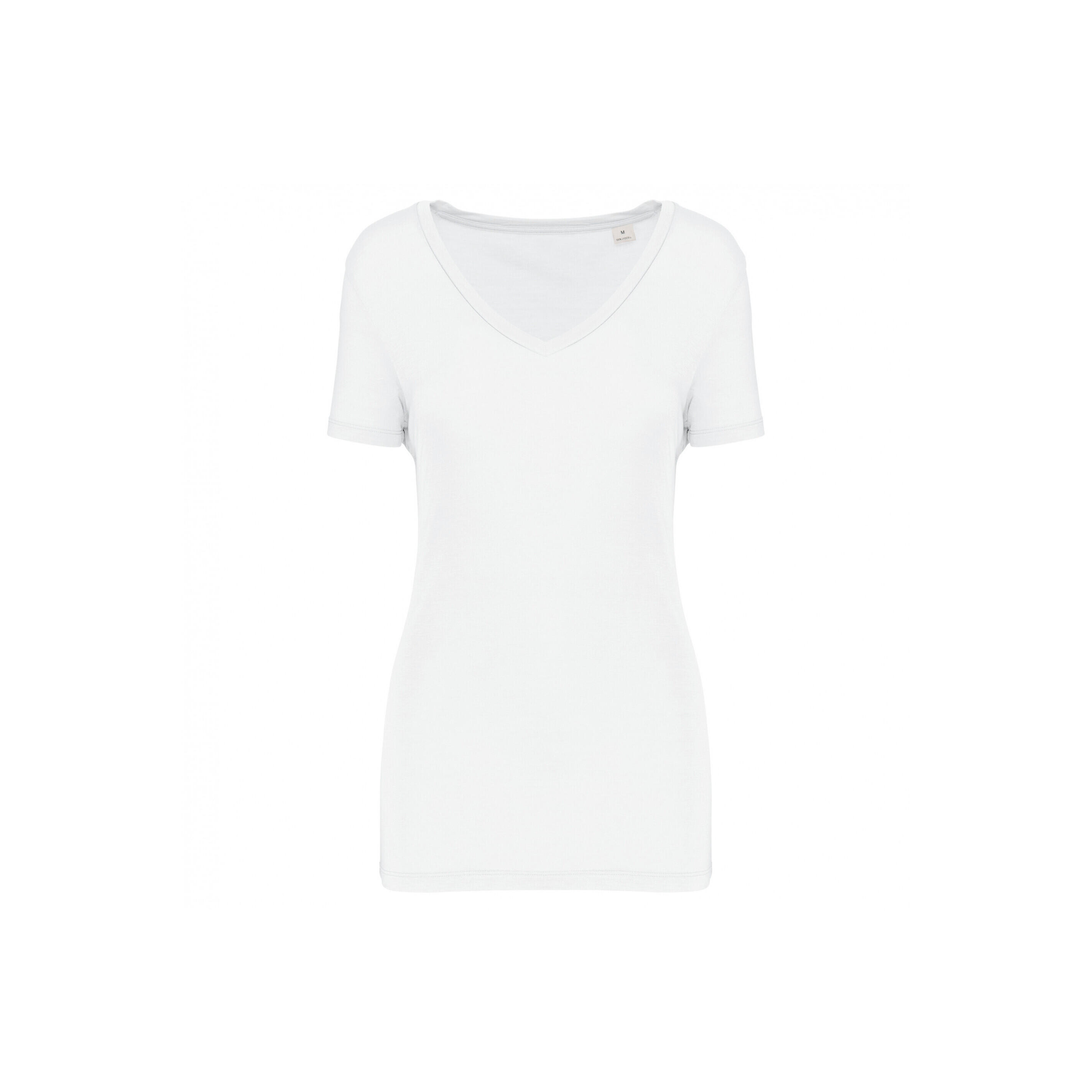 KARIBAN T-shirt da donna con scollo a V Kariban Lyocell Tencel™