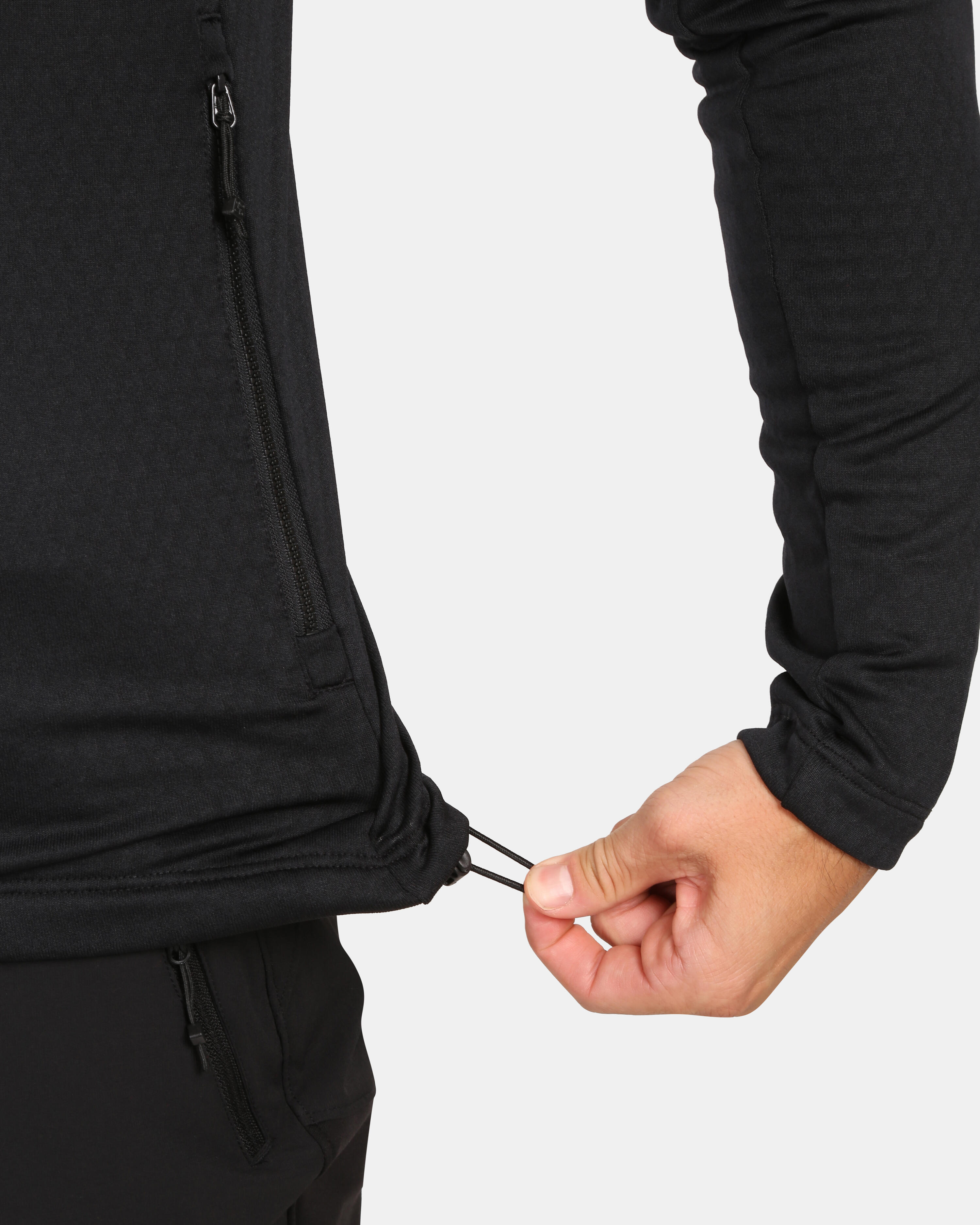 Sweat polaire homme Kilpi Erin-M col montant noir 3/5