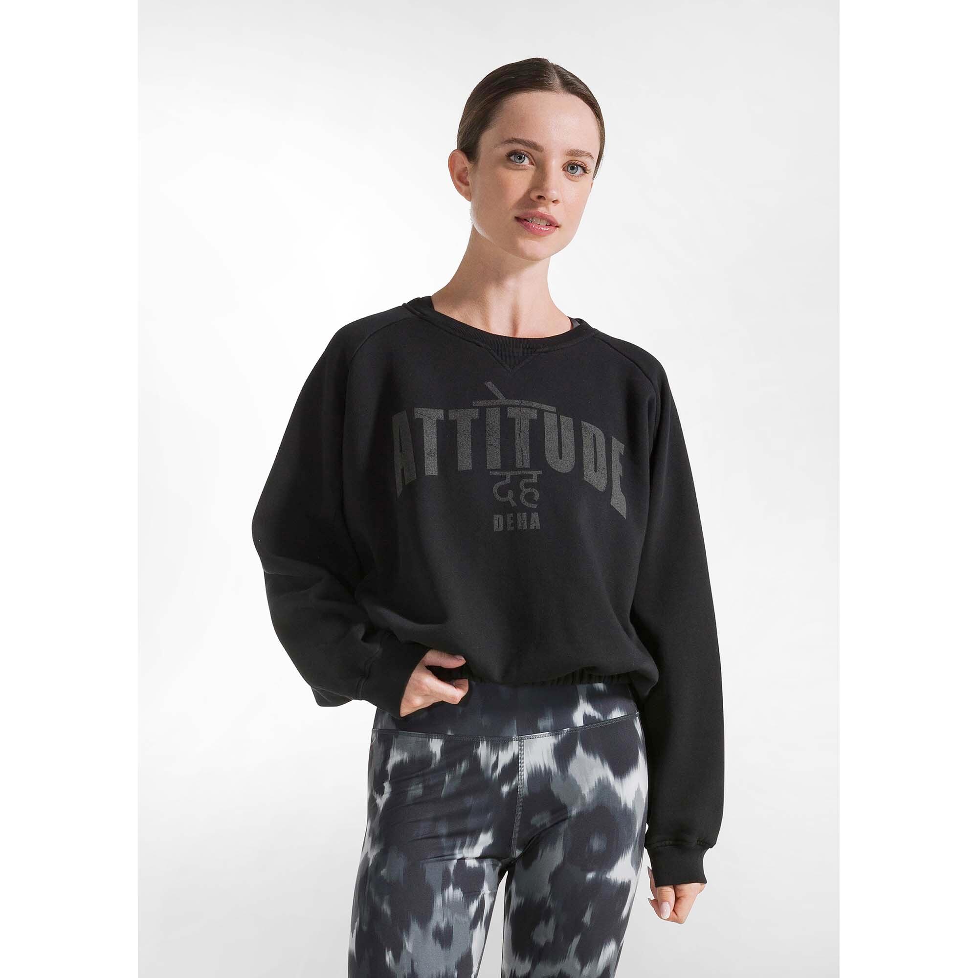 Deha Sudadera Gruesa Gráfica Mujer 2/5