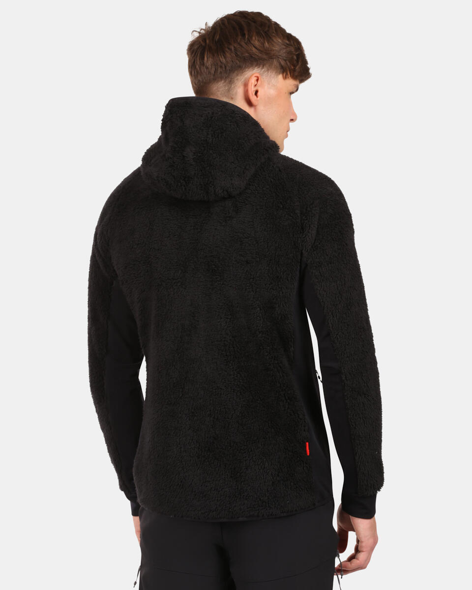 Felpa in pile a pelo lungo con cappuccio da uomo Kilpi NORKA-M 2/4