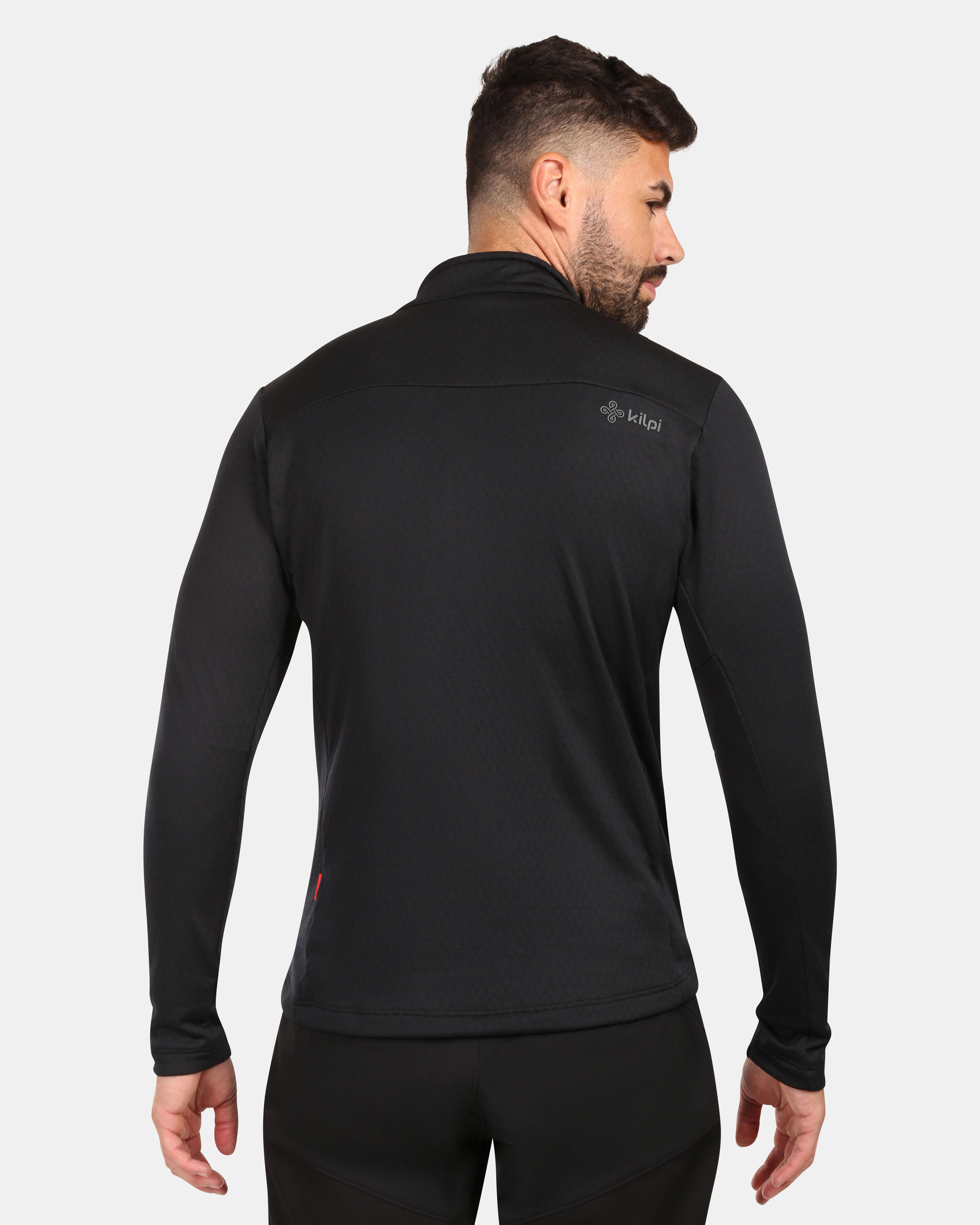 Sweat polaire homme Kilpi Erin-M col montant noir 2/5