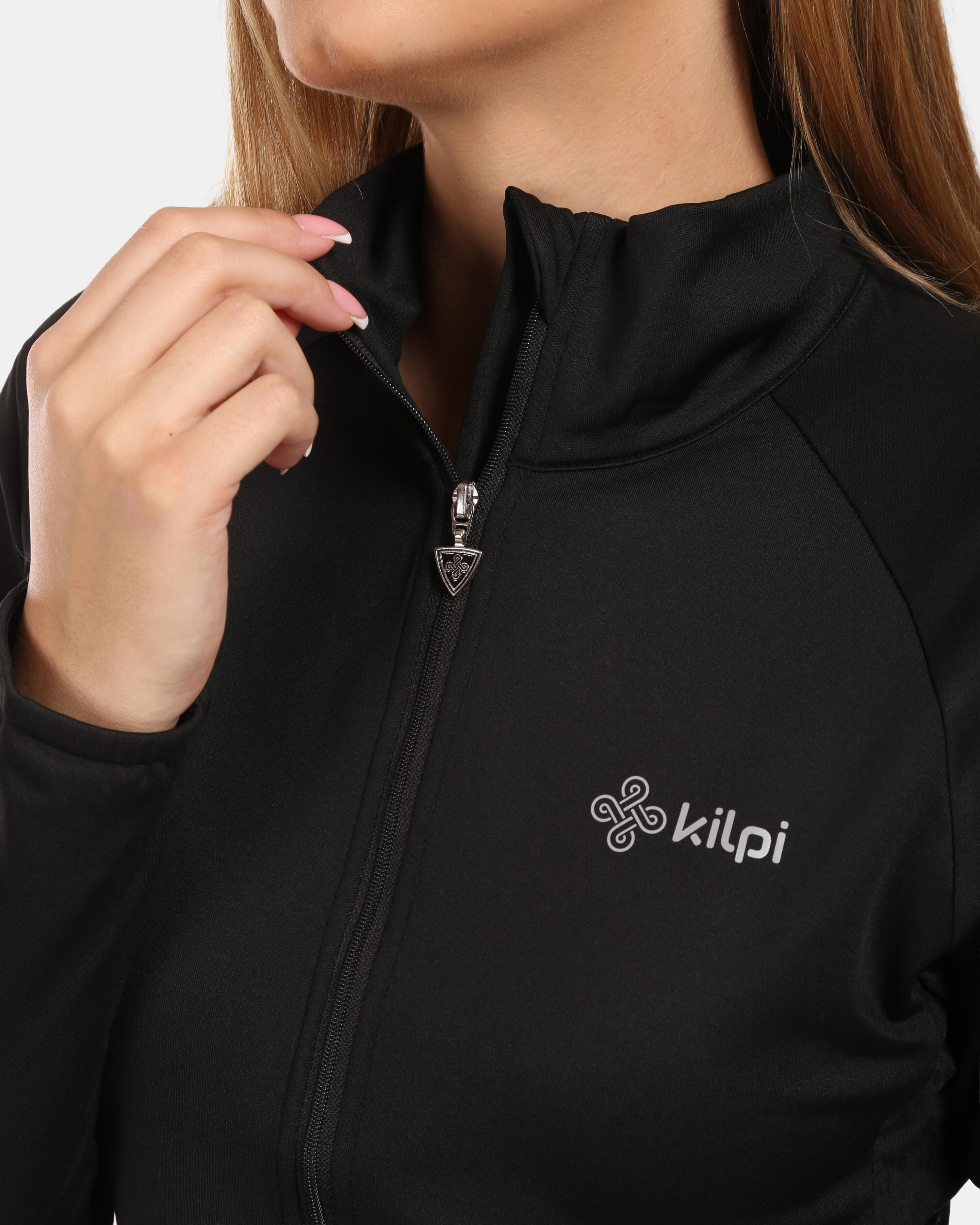 Sweat polaire femme Kilpi Junie-W noir 3/4