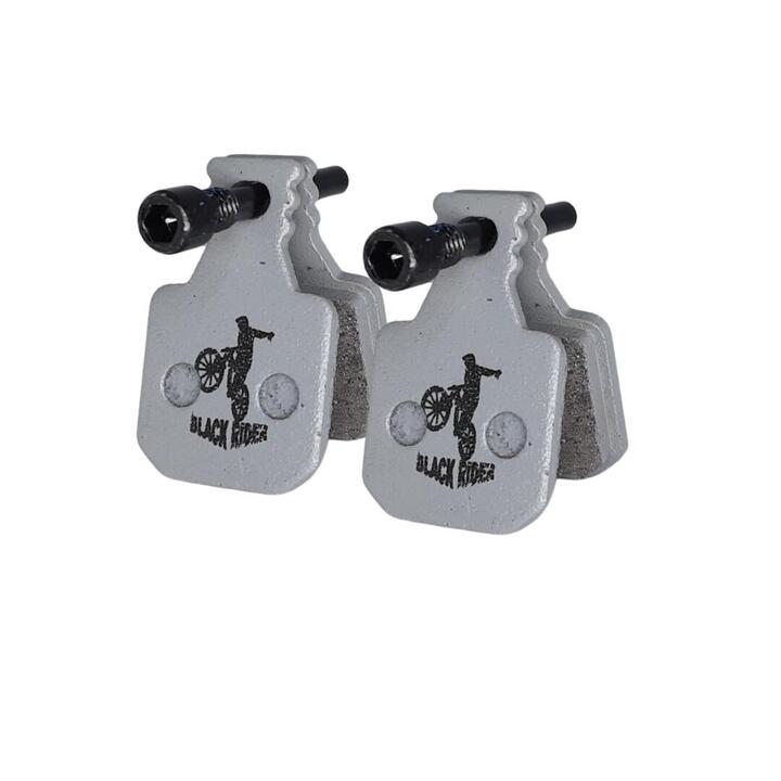 Kit 4 Plaquettes De Frein Semi-métal BLACK RIDER Pour Magura MT5 / MT7 - Avec Vis De Maintien