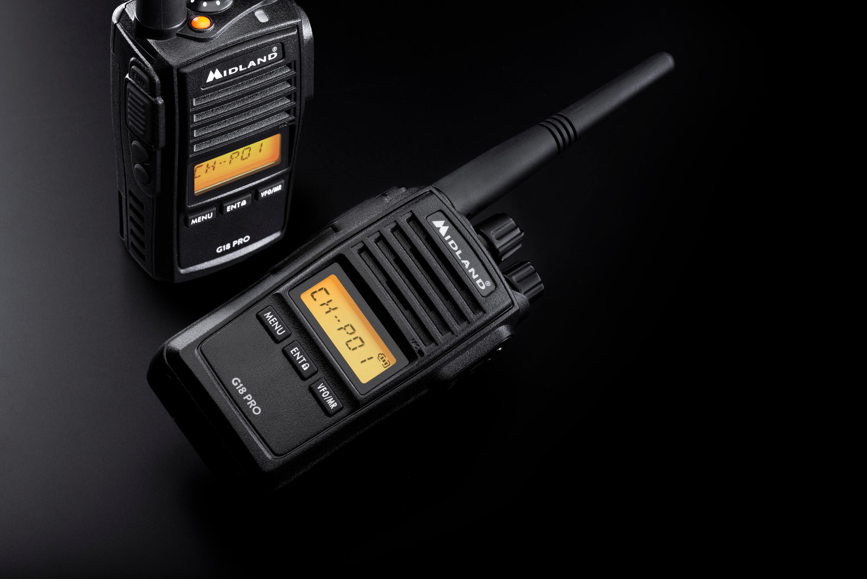 Midland G18 PRO PMR446 Ricetrasmettitore Professionale, IP67, MIL-STD-810G 3/7