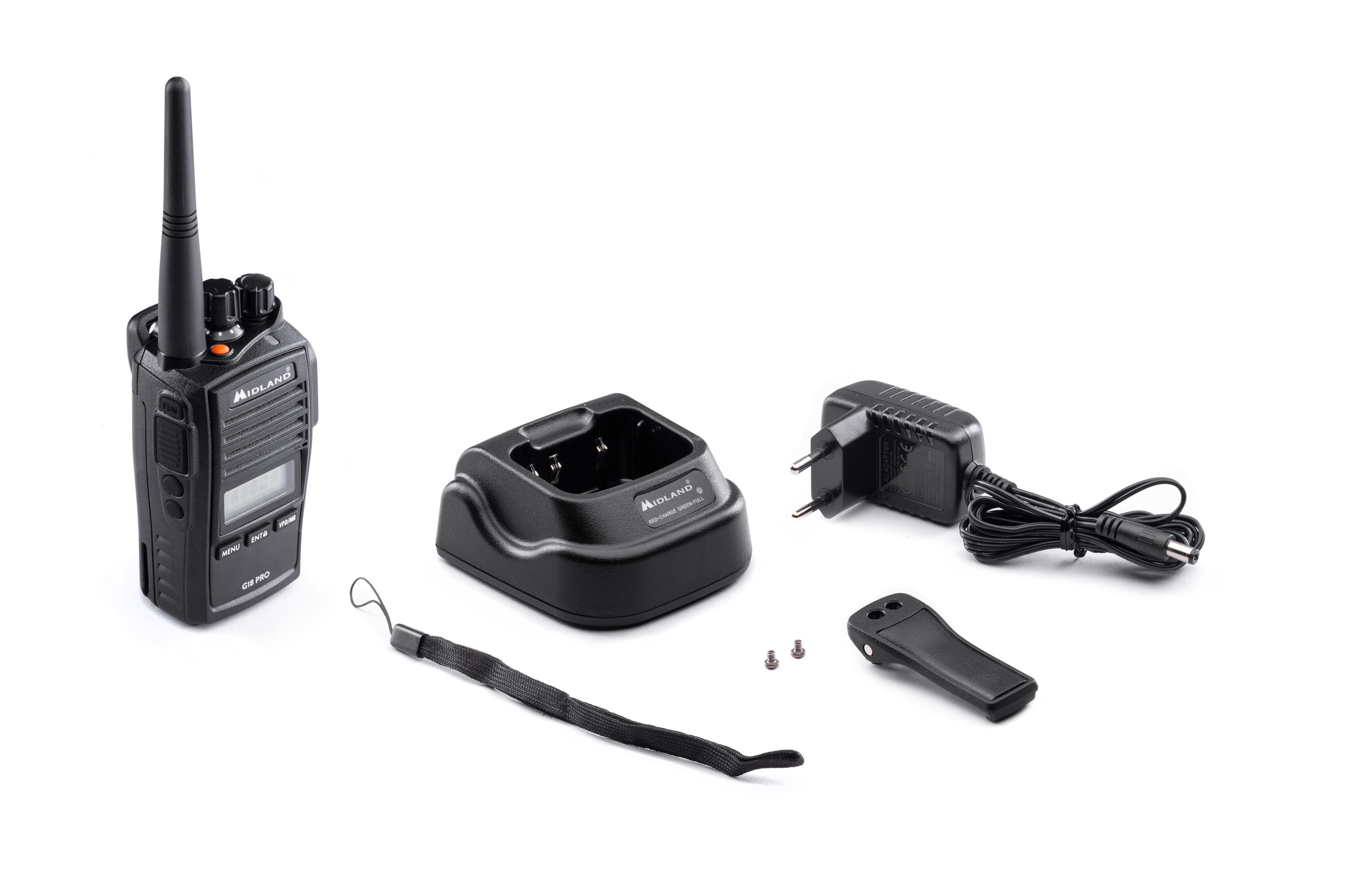Midland G18 PRO PMR446 Ricetrasmettitore Professionale, IP67, MIL-STD-810G 6/7