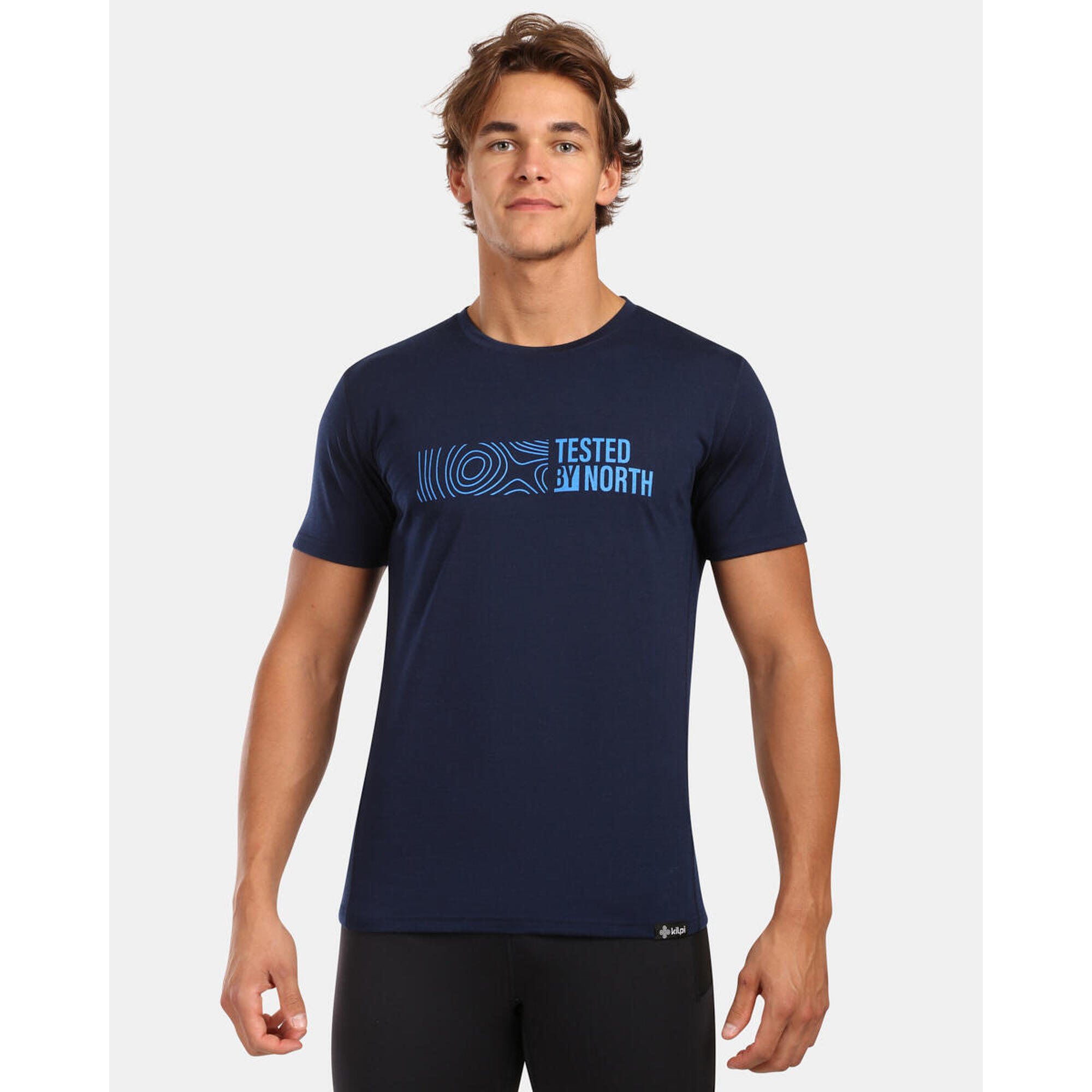 Kilpi - T-shirt Homme En Laine Mérinos Kilpi Sloper-m - Polo Sans Manches - Bleu - Decathlon