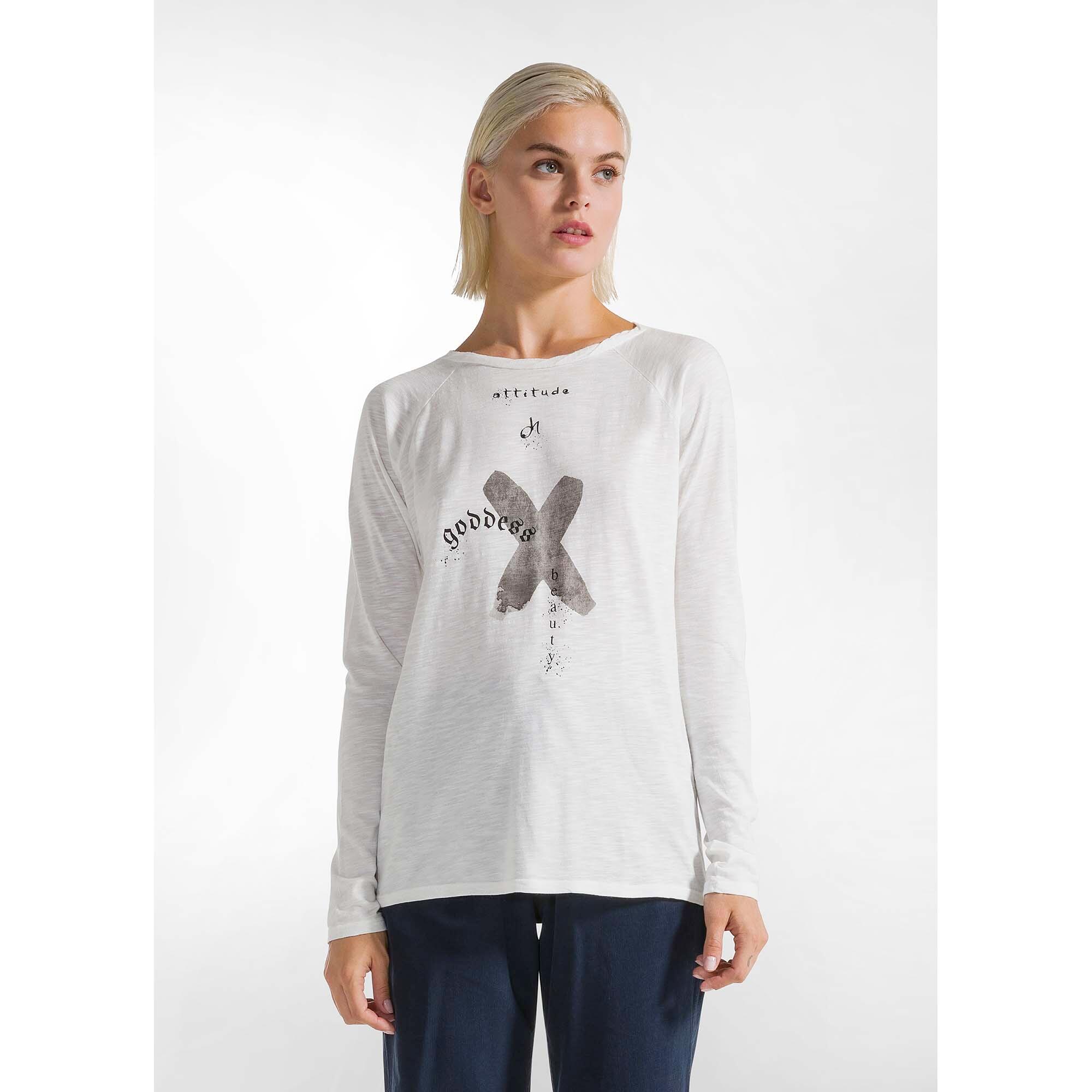 T-Shirt Deha Manches Longues Graphic Femme 2/5