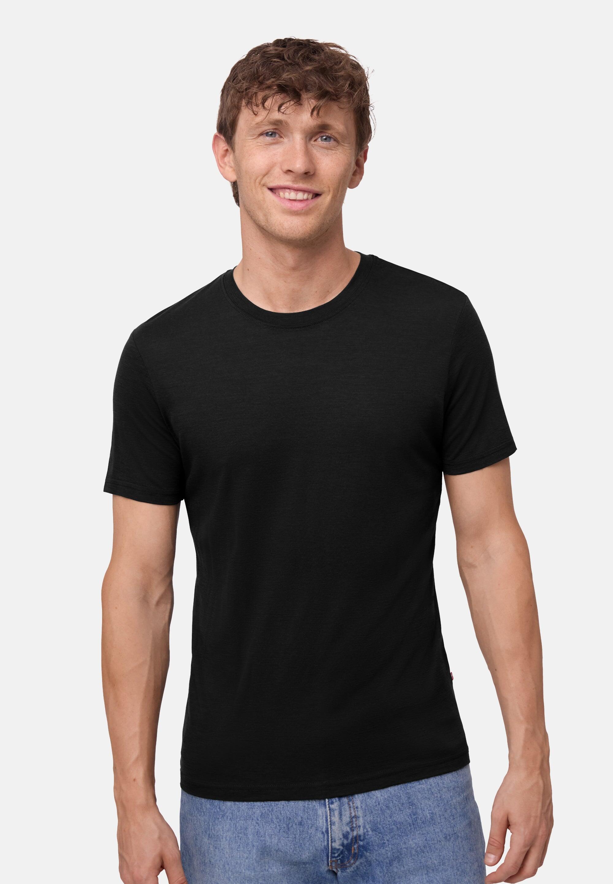 Camiseta de lana merina 100% para hombre ligera y antiolor 1 unidad 3/6