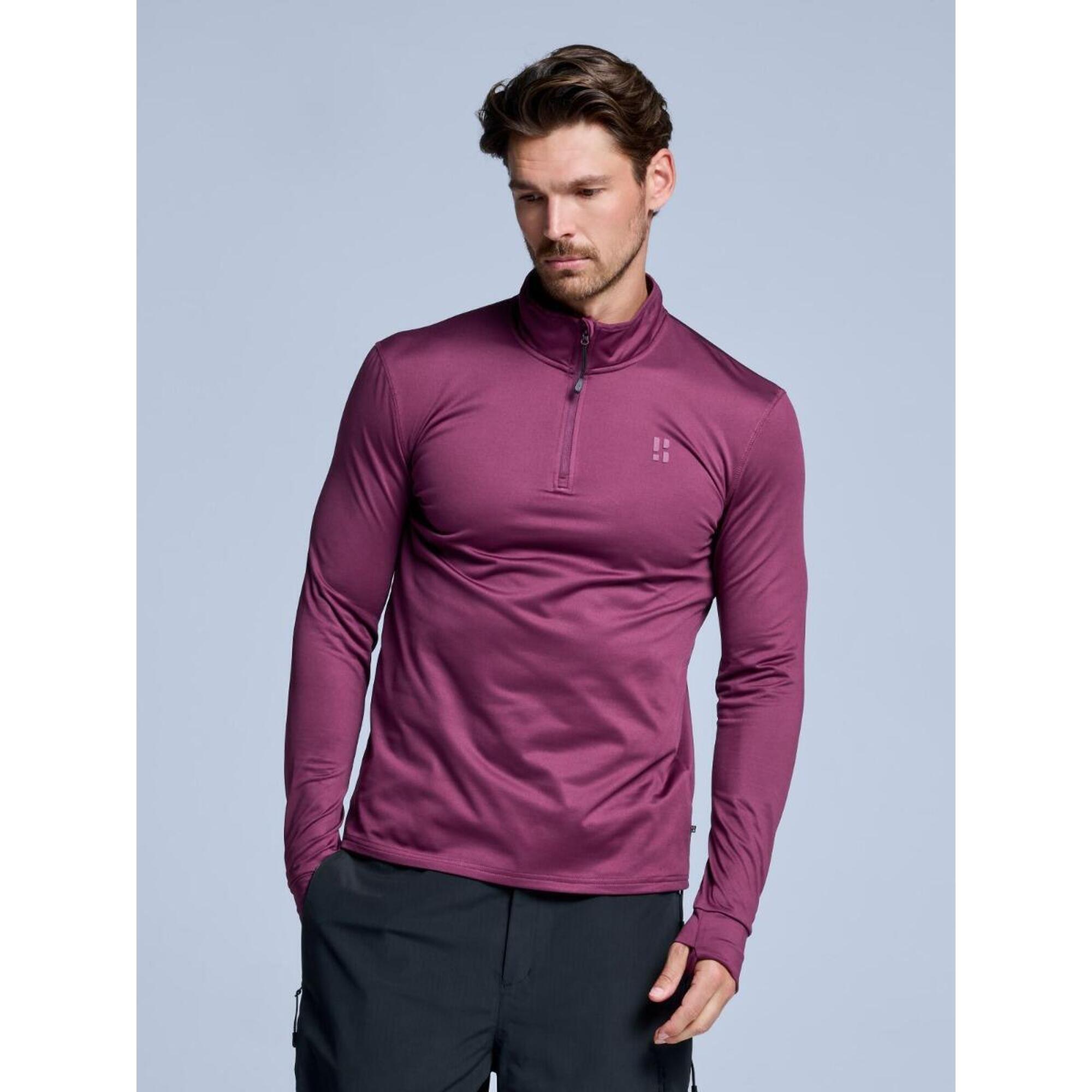 Poederbaas - Pull De Ski Arctic 2.0 Pour Homme - Bordeaux - Sous Veste - Rouge - Decathlon