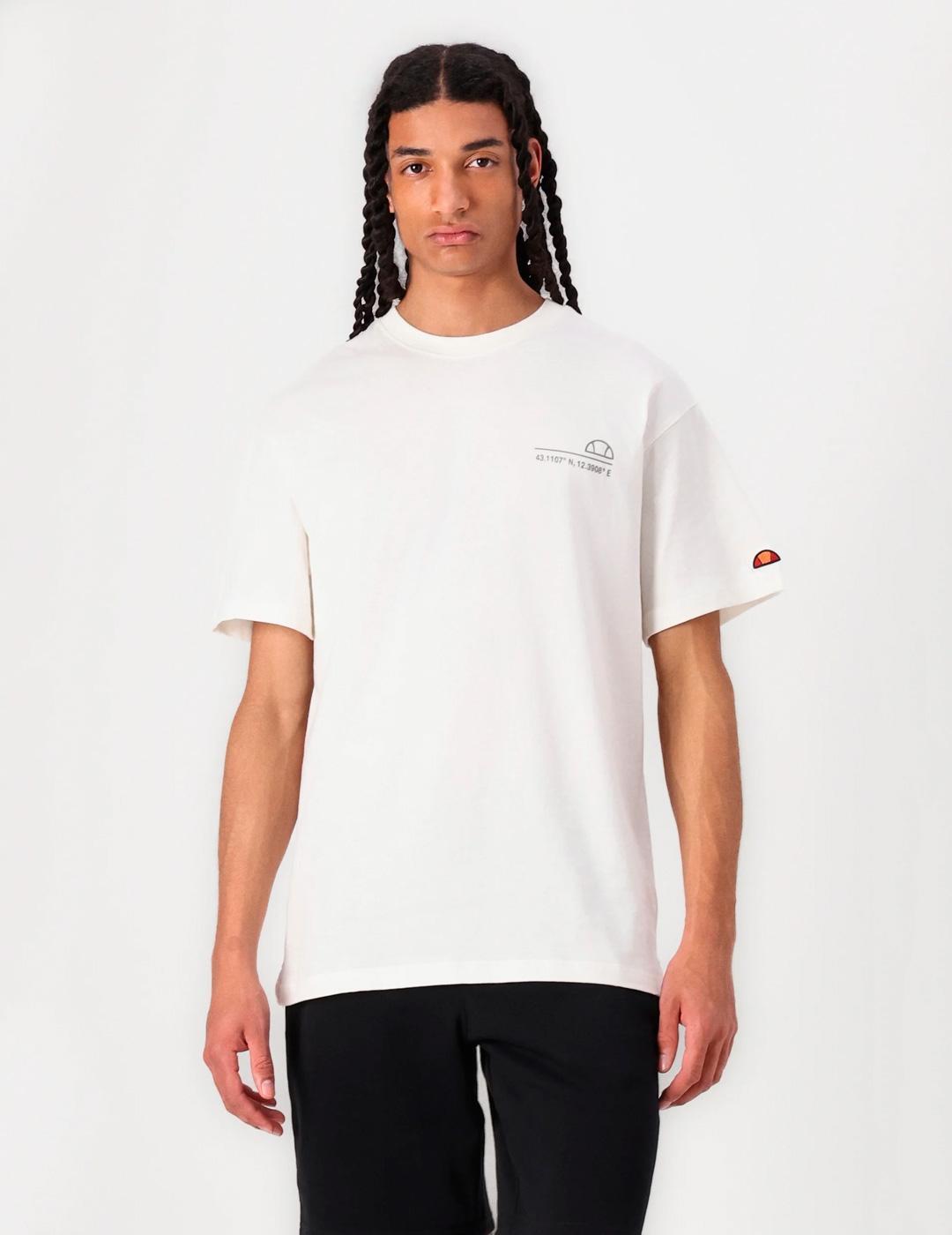 T-shirt pour homme Ellesse Blanc. 3/6