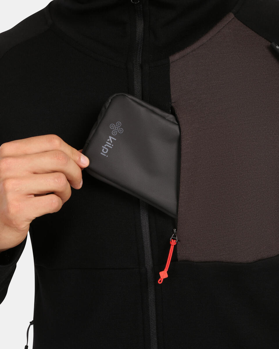 Pull en mérinos à capuche pour homme Kilpi MERINI-M 3/5