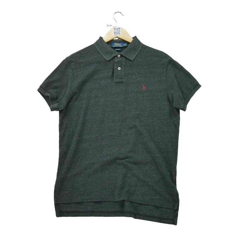 Second life - Tricou polo pentru bărbați cu mânecă scurtă negru - Ca nou