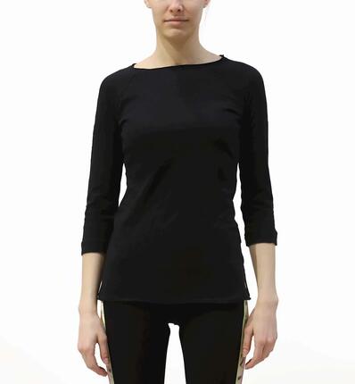 T-Shirt Deha 3/4 Czarny Damskie