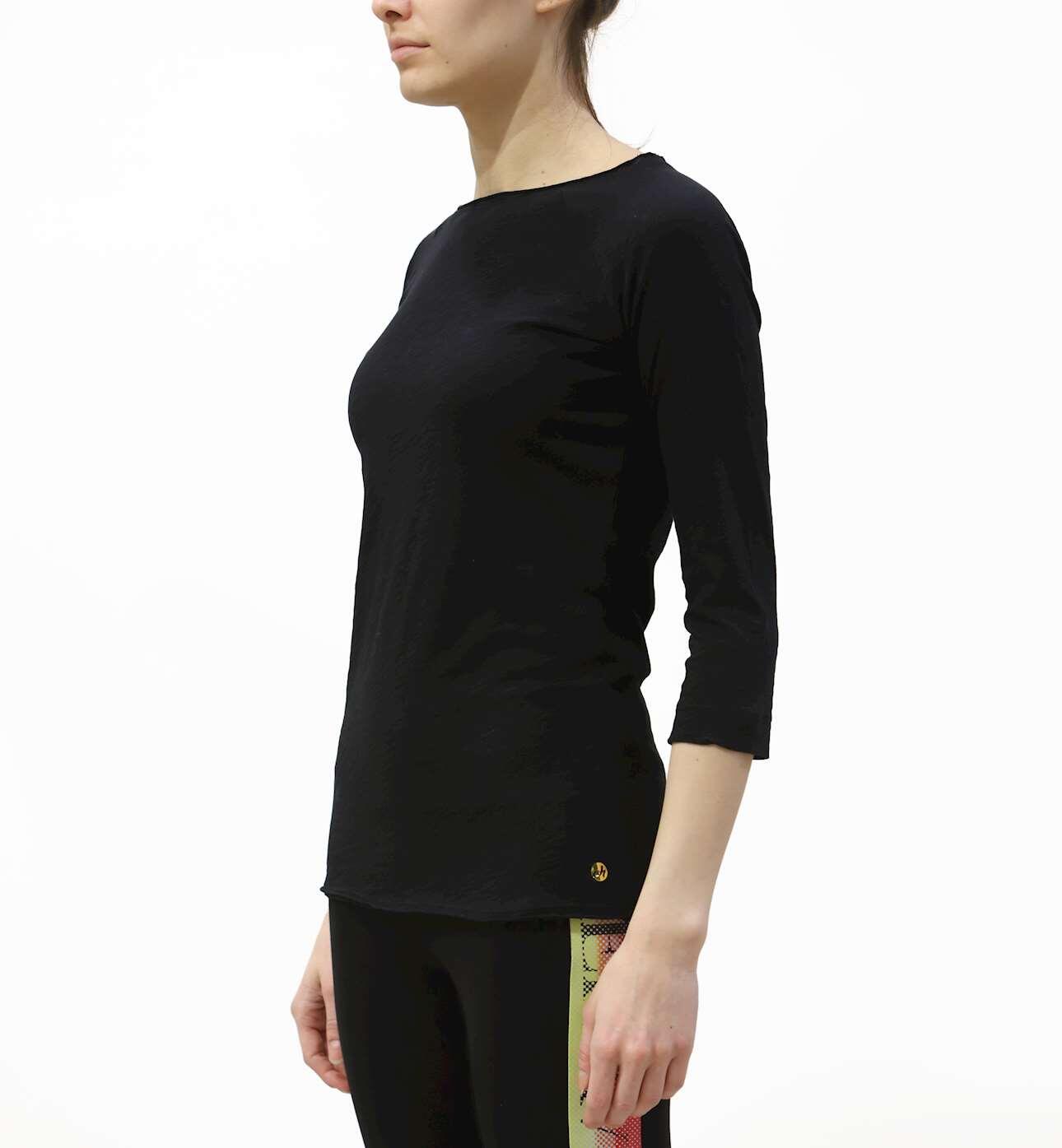 Camiseta Deha 3/4 Negro Mujer 2/3