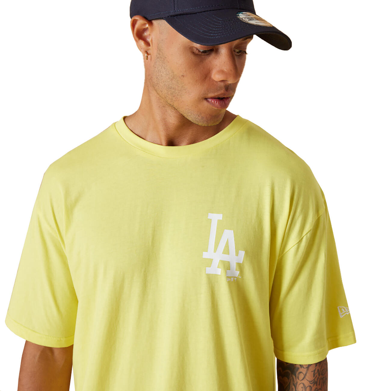 New Era T-Shirt Los Angeles Dodgers MLB League Essential Oversized gelb 5/5