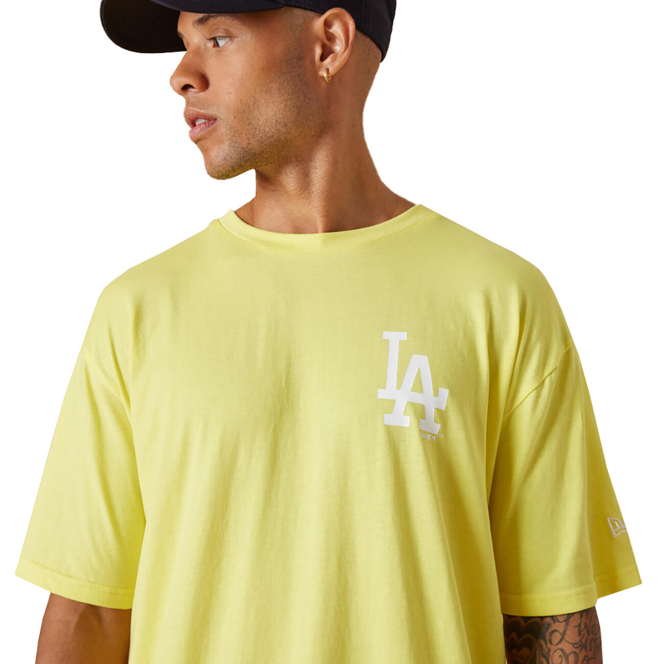 New Era T-Shirt Los Angeles Dodgers MLB League Essential Oversized gelb 4/5