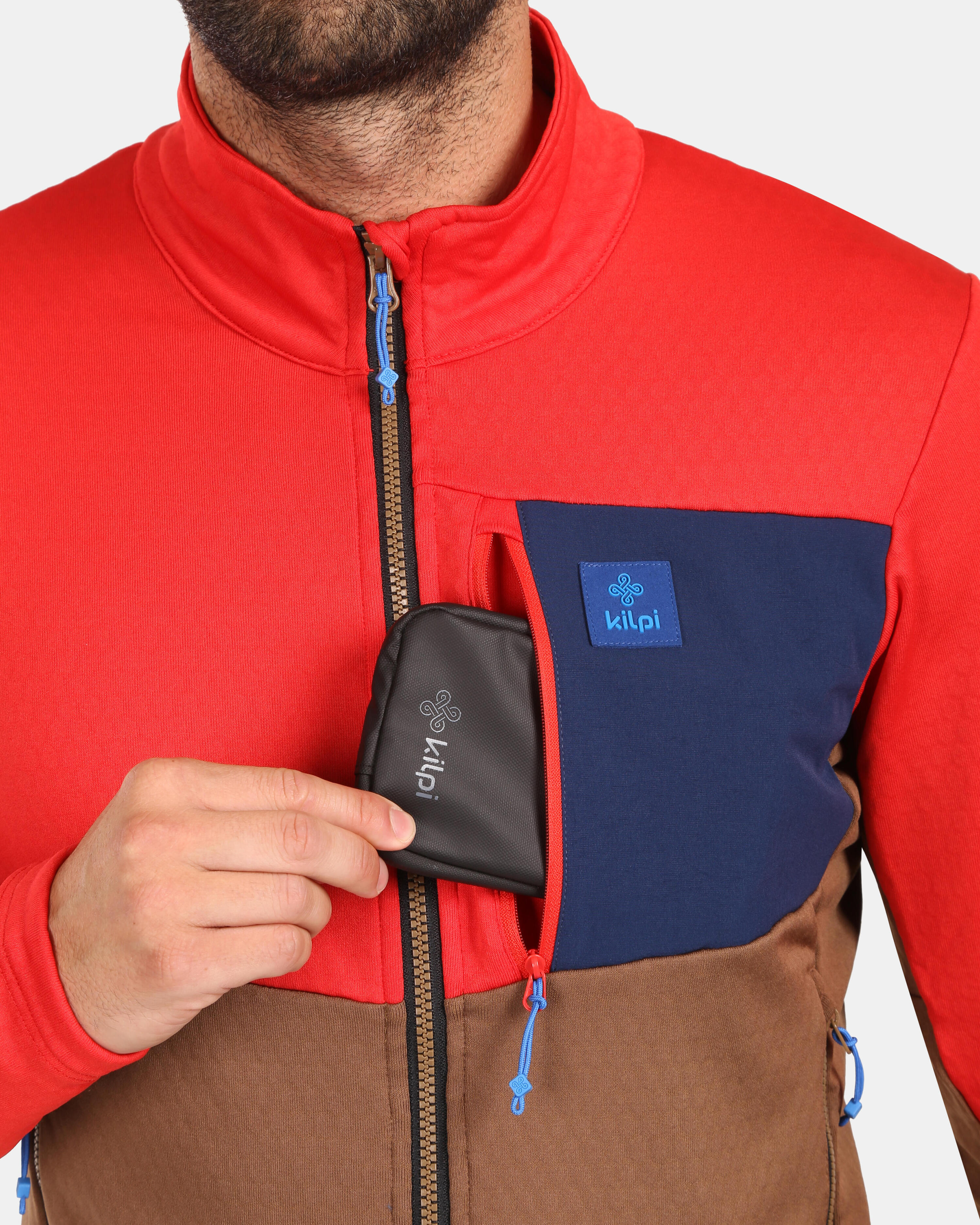 Sweat en polaire pour homme Kilpi ERIN-M 3/4