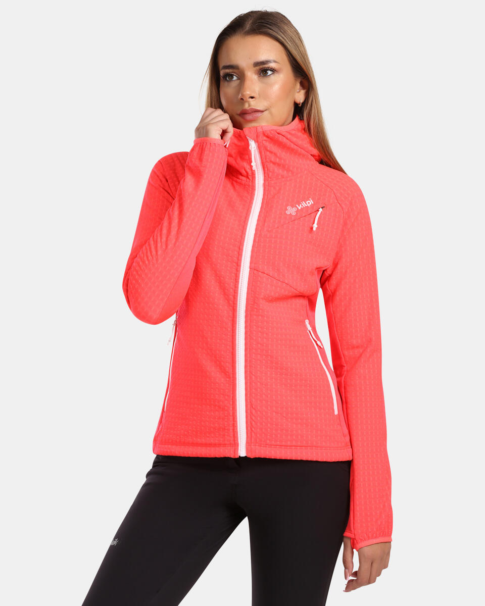 Sweat polaire femme Kilpi Frensis-W rose 3/7