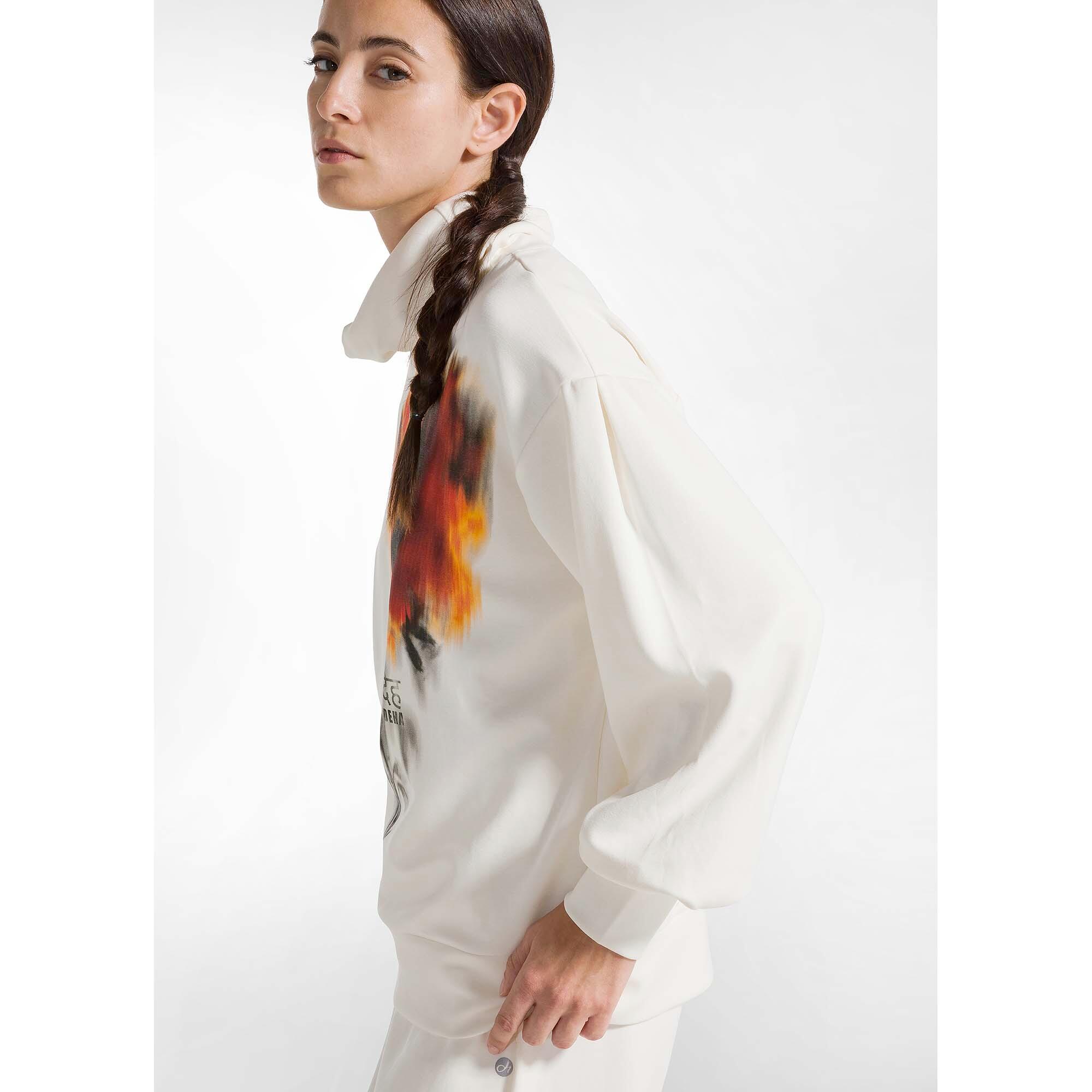 Deha Soft Touch Graphic Sweatshirt Vrouwen 4/5