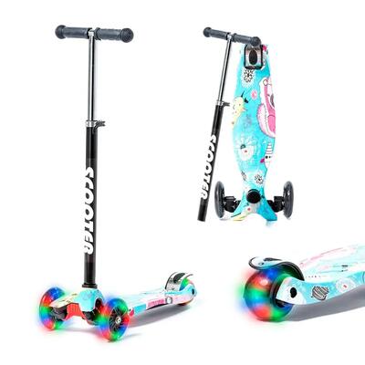 Monopattino 3 Ruote Para Niños ATAA Flash Regolabile Con Luci LED