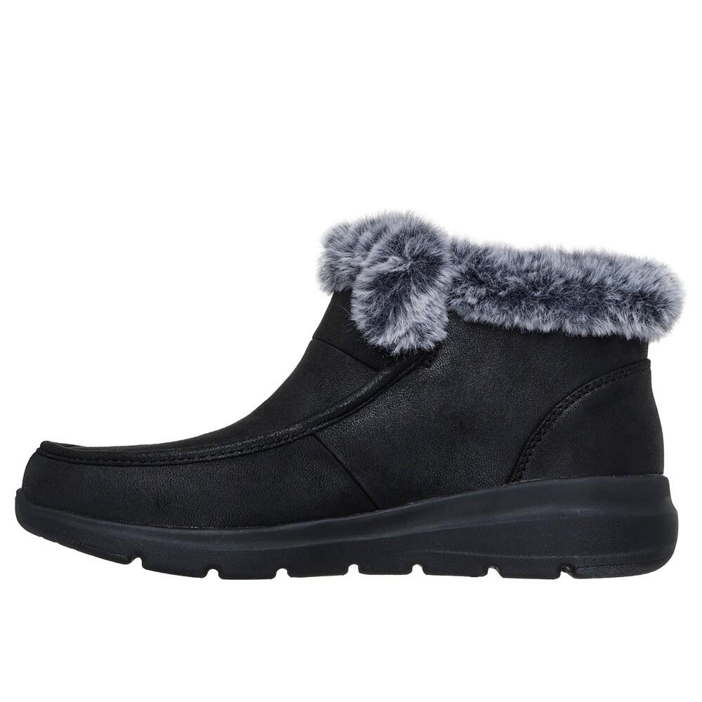 Comodo Y Calido Botin Mujer Skechers Slip-ins Glacial Ultzy Getaway Negro 5/5