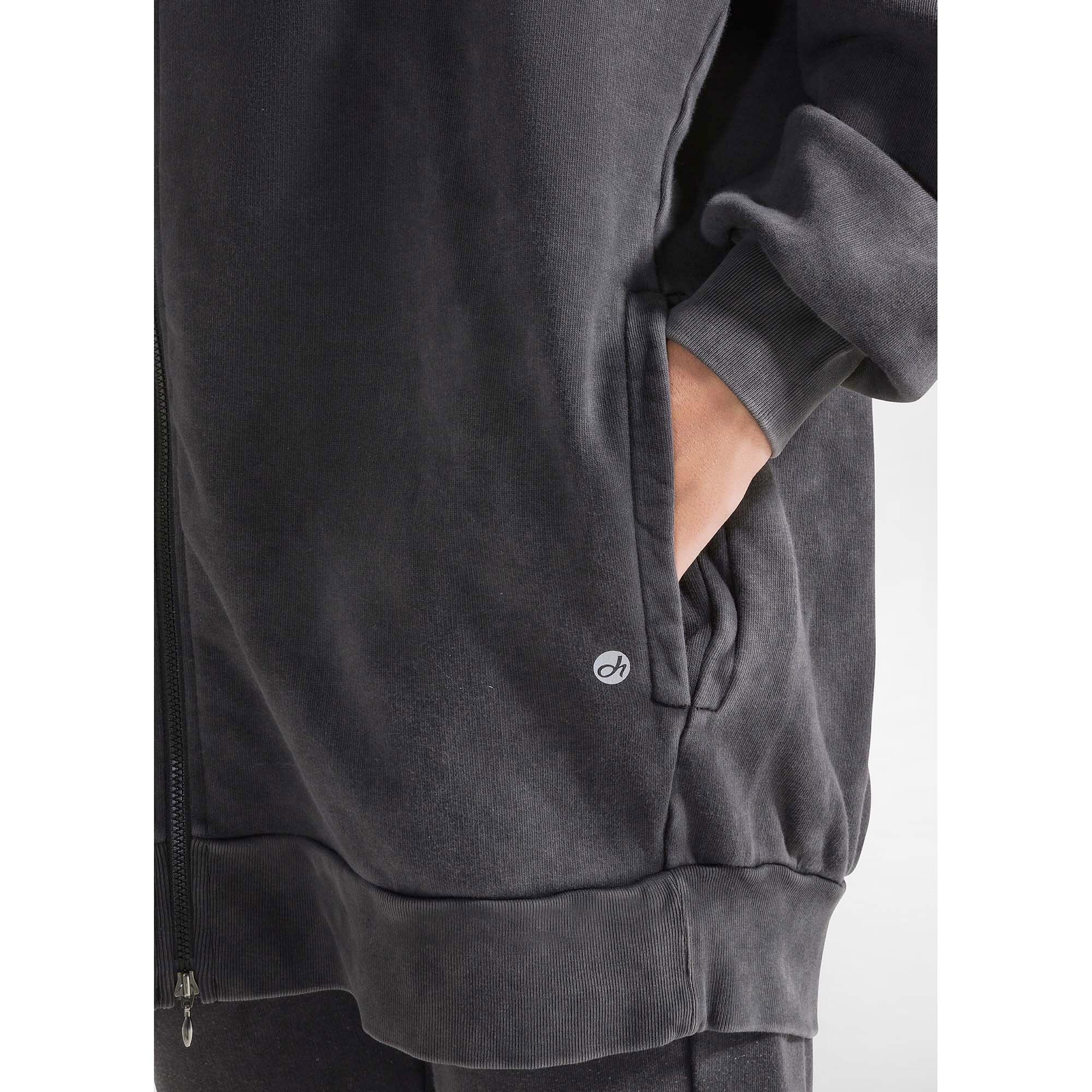 Felpa Deha Marbled Oversize Full Zip Hoodie Donna 4/5