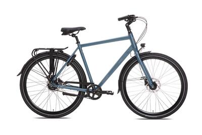 Bsp voyager belt - heren stadsfiets - 8 versnellingen - 56 cm - deep sky blue
