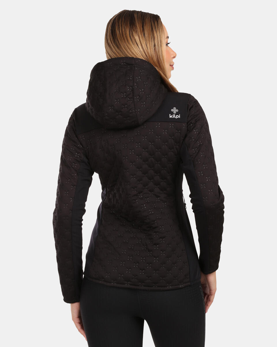 Sweat polaire à capuche Kilpi Nevia-W femme, noir 2/6
