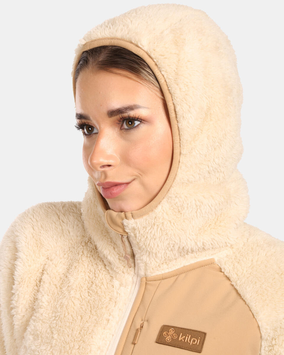 Sudadera polar NORKA-W para mujer KILPI Beige 5/7