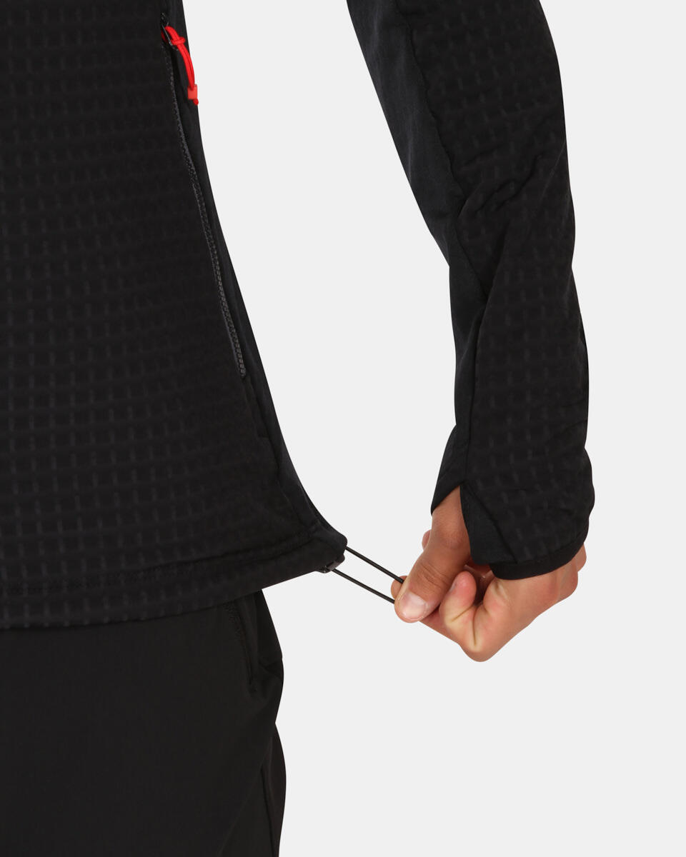 Sweat à capuche homme Kilpi Freni-M noir 3/7