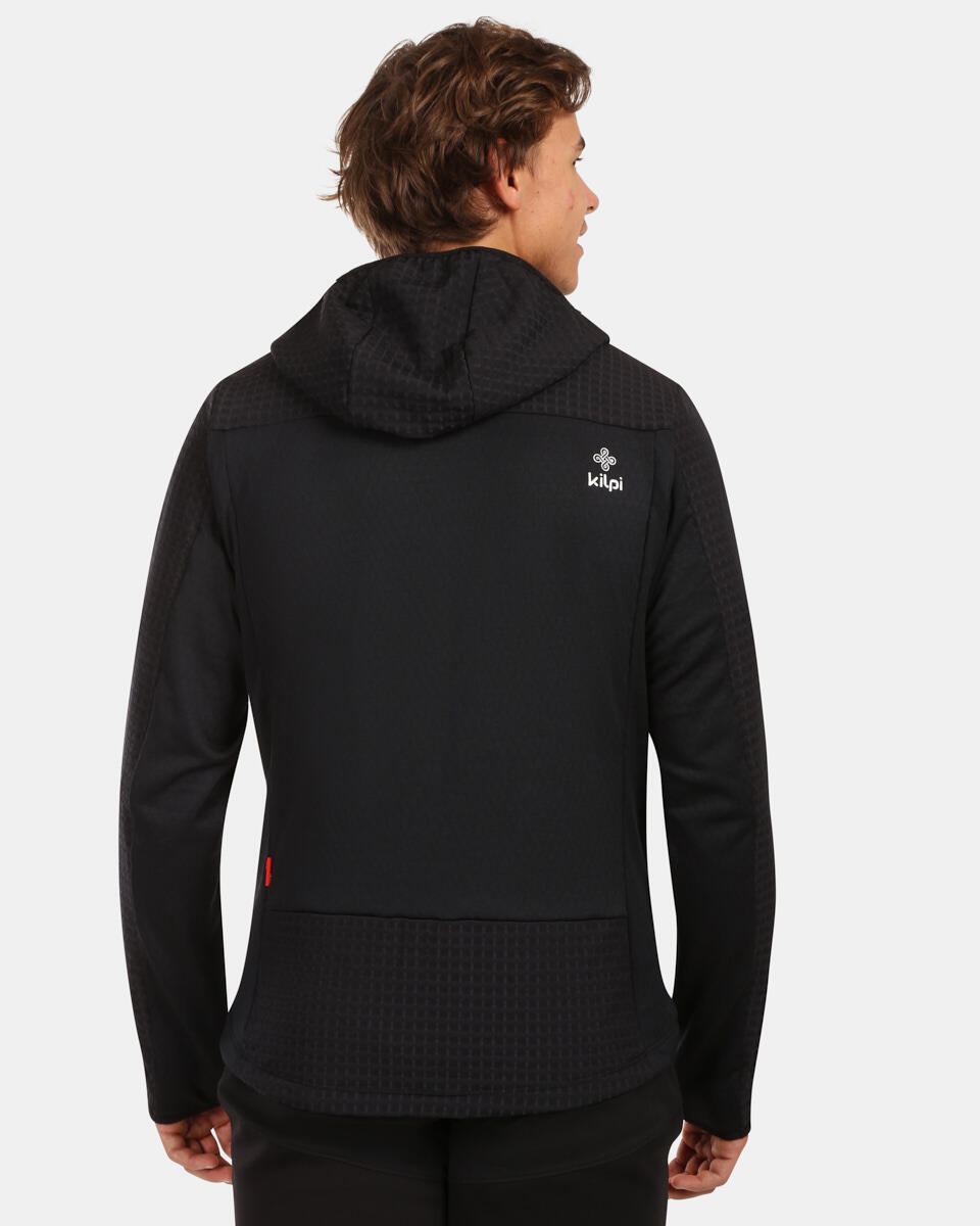 Sweat à capuche homme Kilpi Freni-M noir 2/7