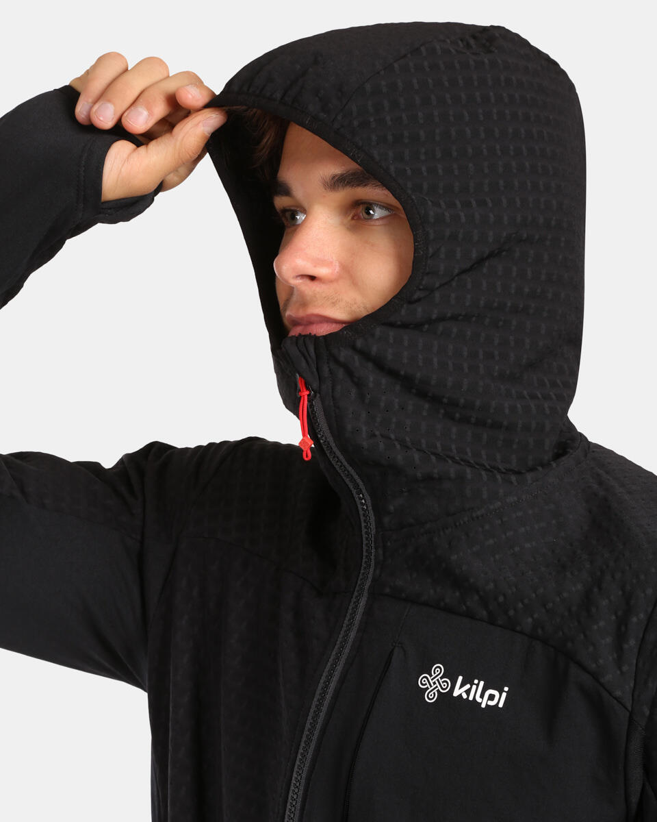 Sweat à capuche homme Kilpi Freni-M noir 5/7