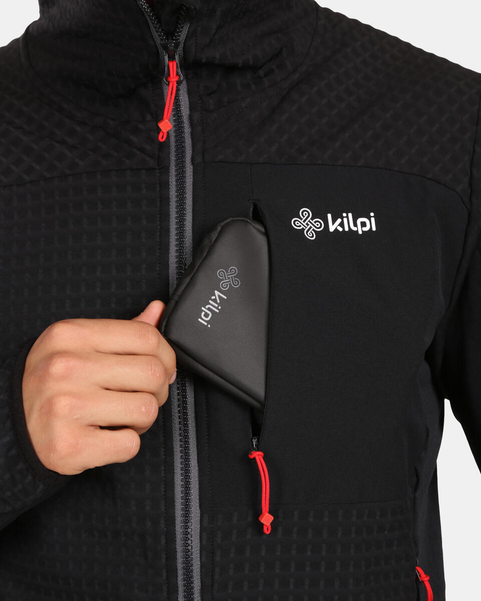 Sweat à capuche homme Kilpi Freni-M noir 4/7