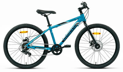 Nogan gravel pro - lichtgewicht kinderfiets - 24 inch - 7 versnellingen - blauw