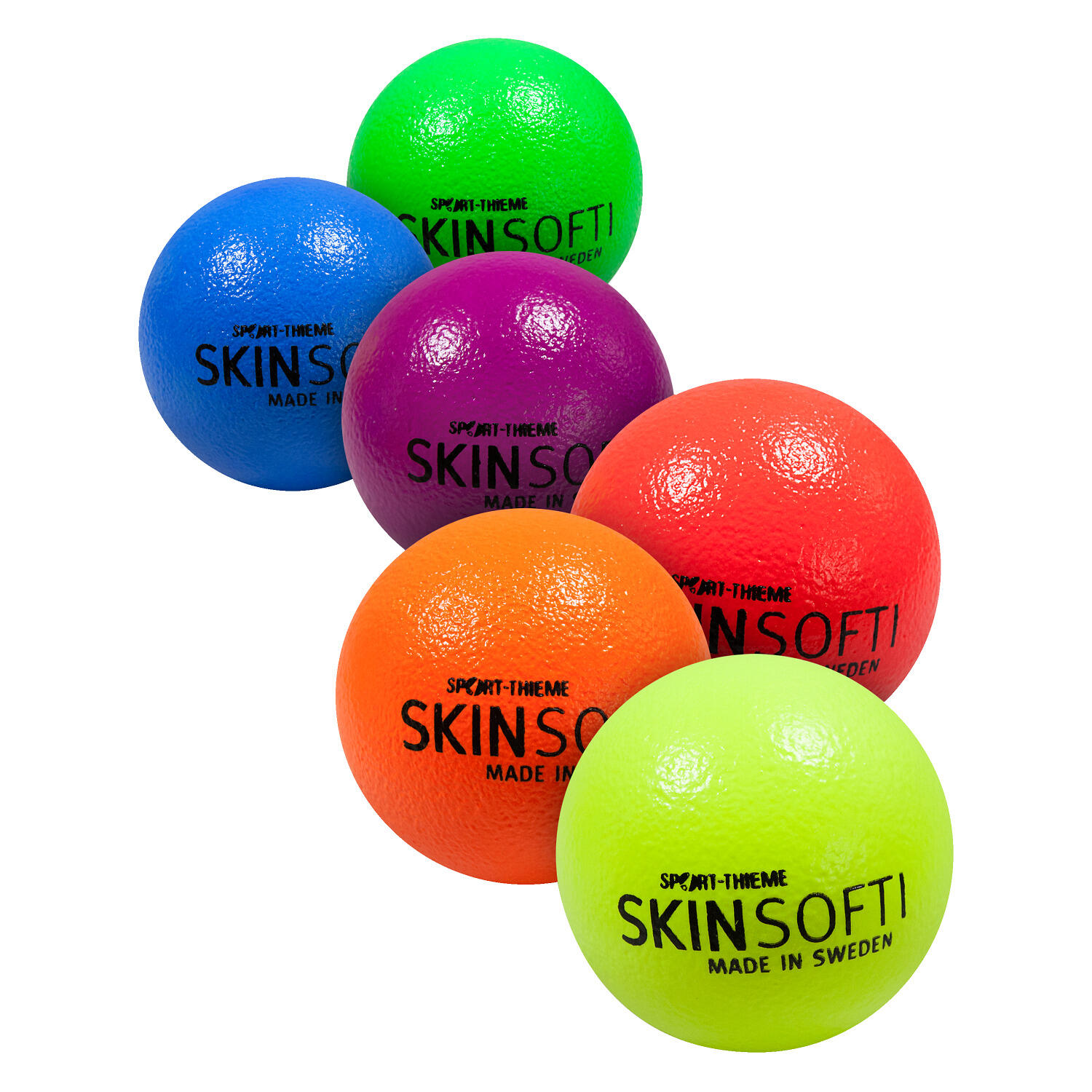 SPORT-THIEME Soft Foam Ball Set Skin Softi Neon Handball Unisex