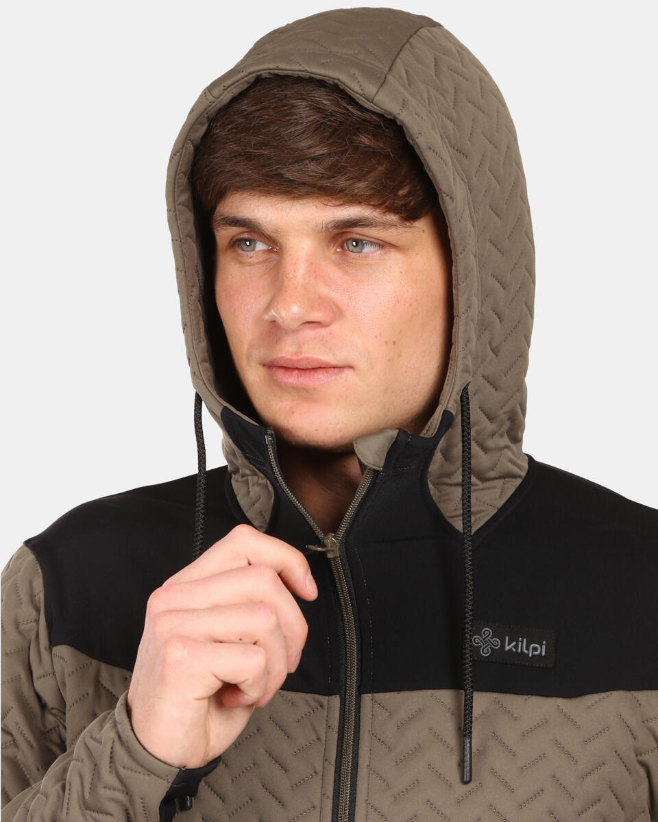 Sweat à capuche isolant Kilpi Nevia-M homme, vert 3/4
