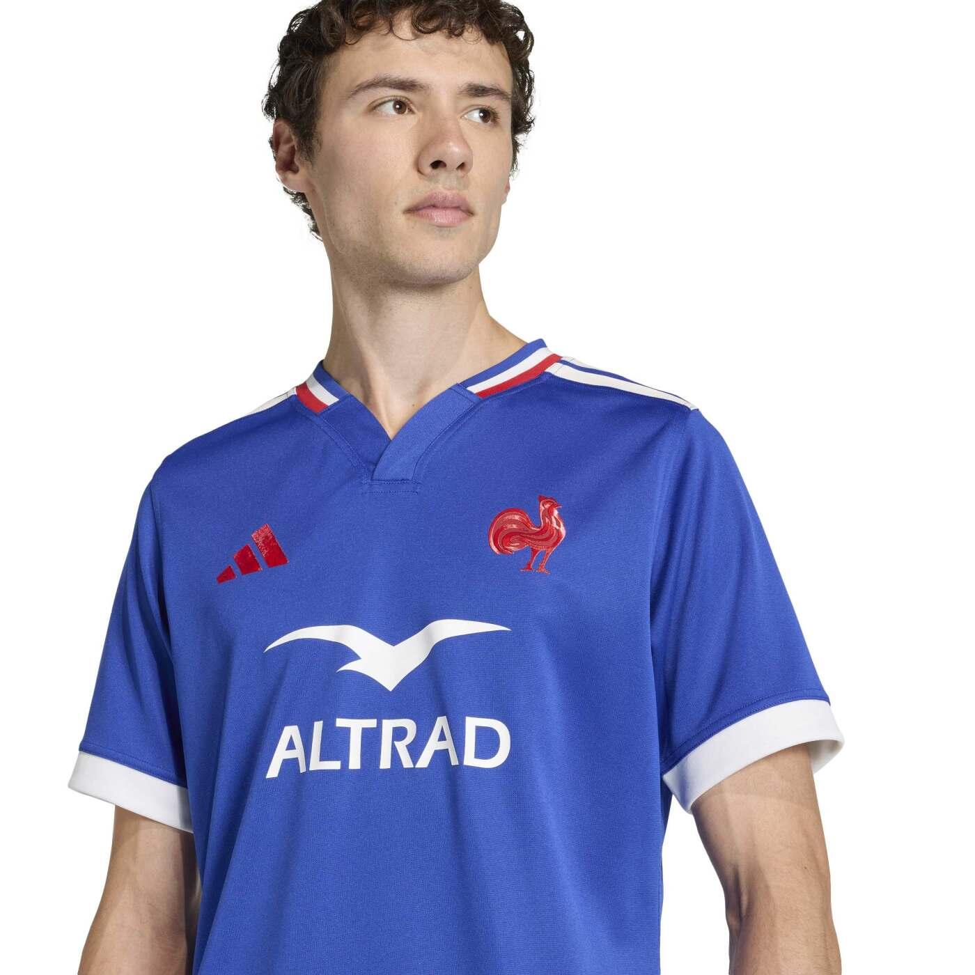 Camisola Replica Principal França Rugby 2025/26 FFR 7/7