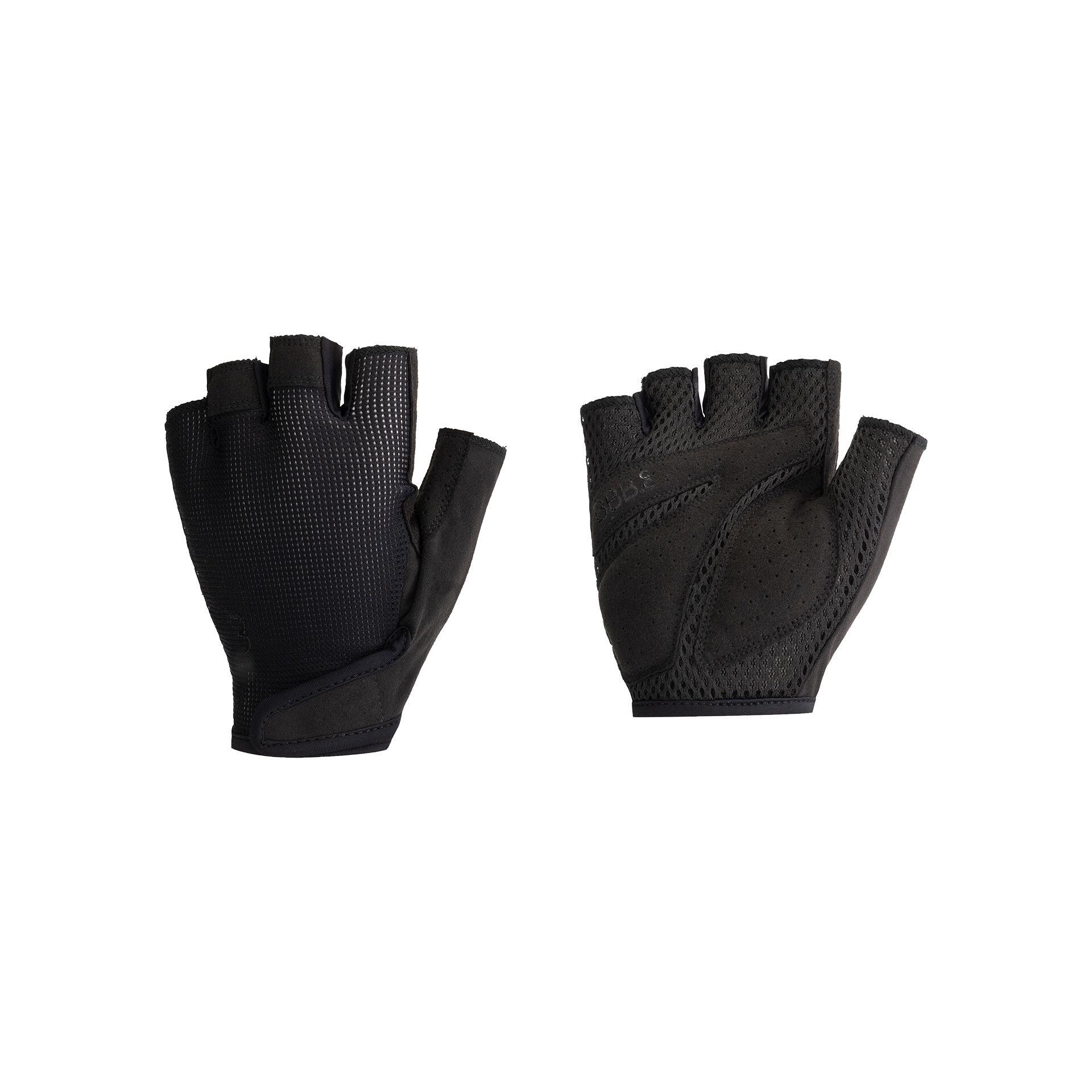 Omnium schwarz-rot kurze Finger Damen Sommer 2/2
