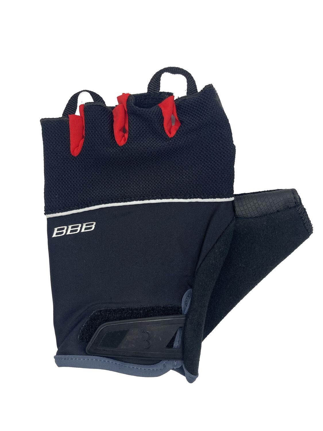 BBB CYCLING Omnium nero-rosso dita corte estate da donna