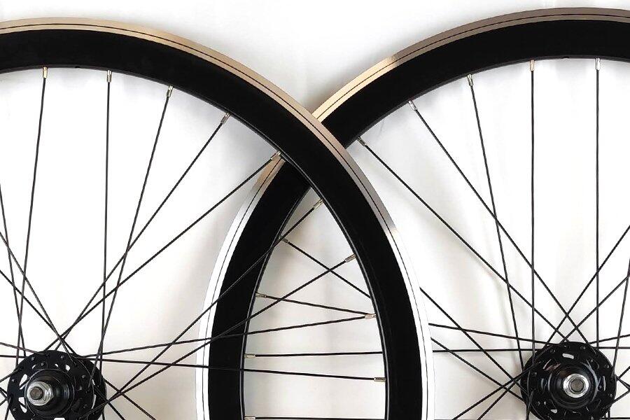 Paire de Roues Fixie Origin8 Noir Cnc 6/7