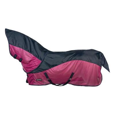 Horka combi regendeken & vliegendeken - navy magenta